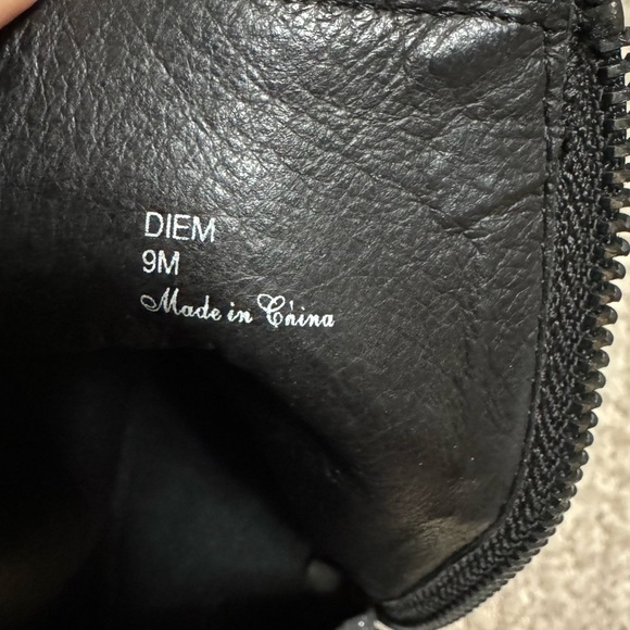 Donald J. Pliner Black Metallic Leather Booties - Picture 7 of 7